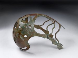 Paardenmuilkorf (brons)