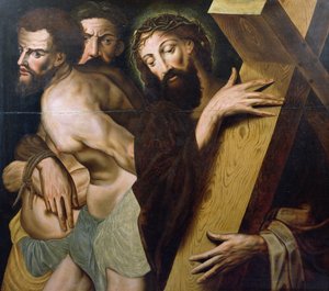 Christus draagt het kruis