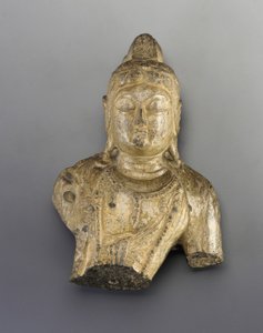 Kleine buste van boeddhistische figuur