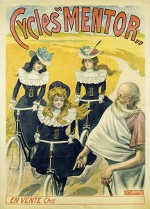 Cycles Mentor Poster, ca. 1896