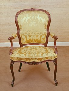 Fauteuil, ontworpen door Hepplewhite, ca.1770