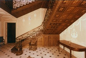 De trap, Claydon House, Buckinghamshire, midden 18e eeuw