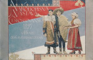 Poster voor de Etnografische Tentoonstelling, 1894