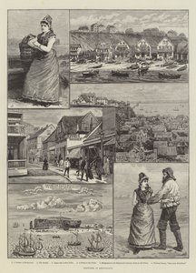 Schetsen in Helgoland