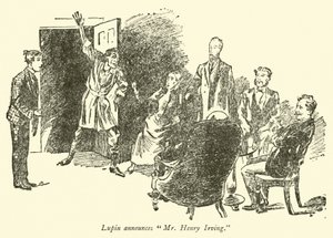 Lupin kondigt Mr Henry Irving aan