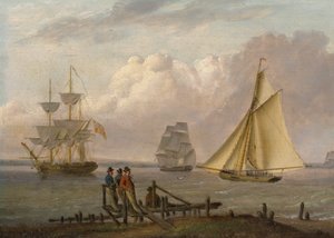 Scheepvaartscène
