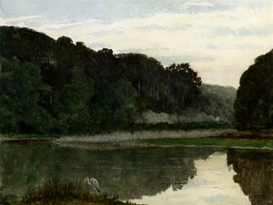 Landschap met Reiger, 1868