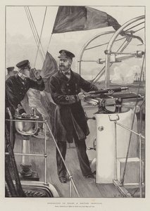 Seinen aan boord van een Britse ijzerenclad