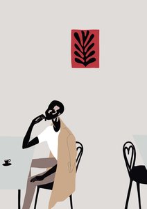 Caféscène met Matisse