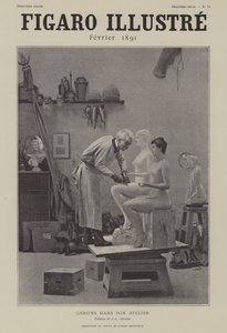 Gerome in Zijn Atelier