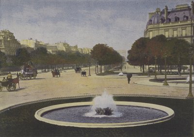 Parijs, Rond-Point des Champs-Elysees door (after) French Photographer