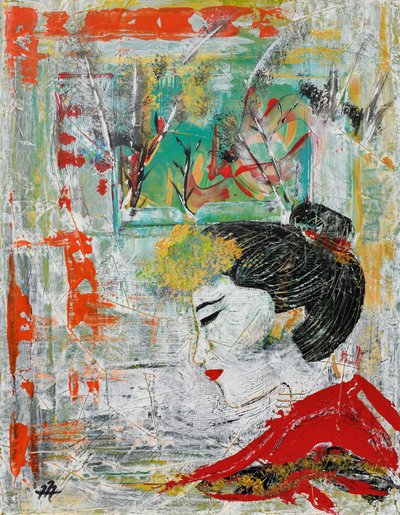 Geisha door Ilona Himsl