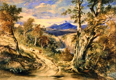 Glen Falloch door A.V. Copley (after) Fielding