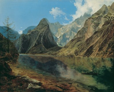 De Königssee met de Watzmann door Adalbert Stifter