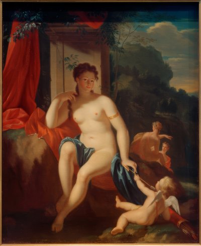 Venus en Amor door Adriaen van der Werff