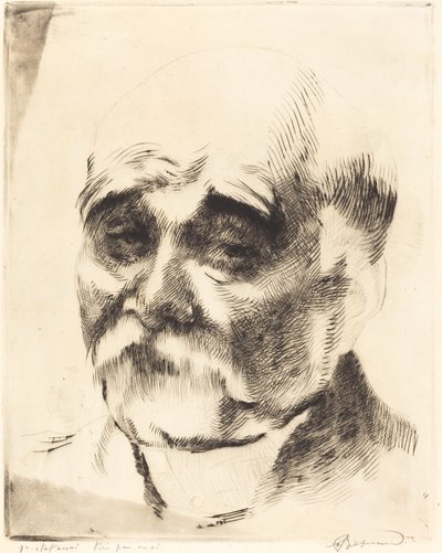 Georges Clemenceau door Albert Besnard