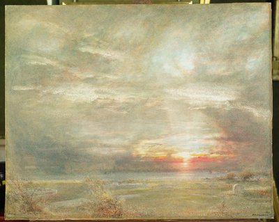 Venetië vanaf de Joodse Begraafplaats door Albert Goodwin