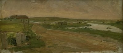 West-Jutlands landschap. Holmsland door Albert Gottschalk