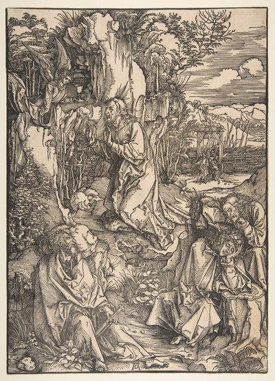 Agonie in de Tuin door Albrecht Dürer