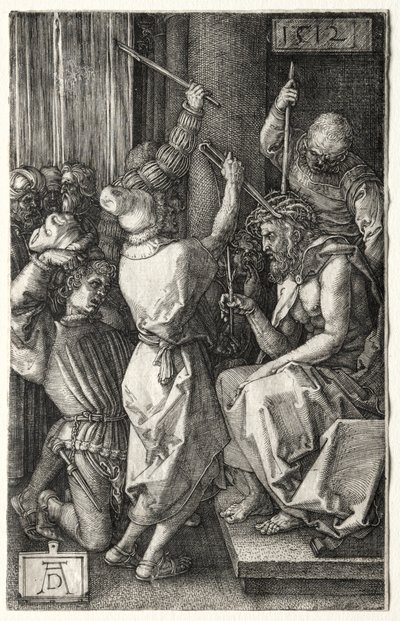 Christus Gekroond met Doornen door Albrecht Dürer