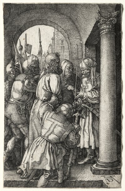 Christus voor Pilatus gebracht door Albrecht Dürer