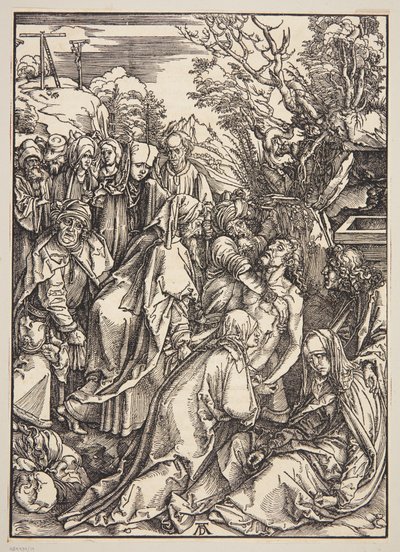 De Graflegging van Christus door Albrecht Dürer