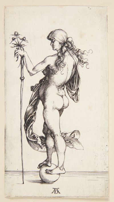 Fortuin door Albrecht Dürer