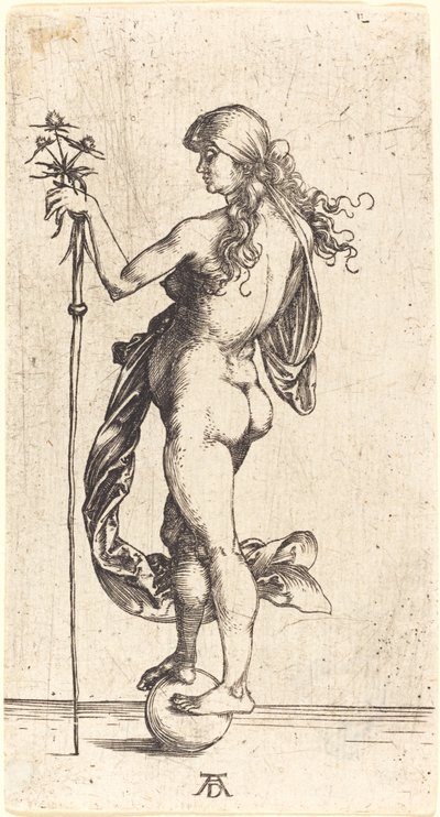 Kleine Fortuna door Albrecht Dürer