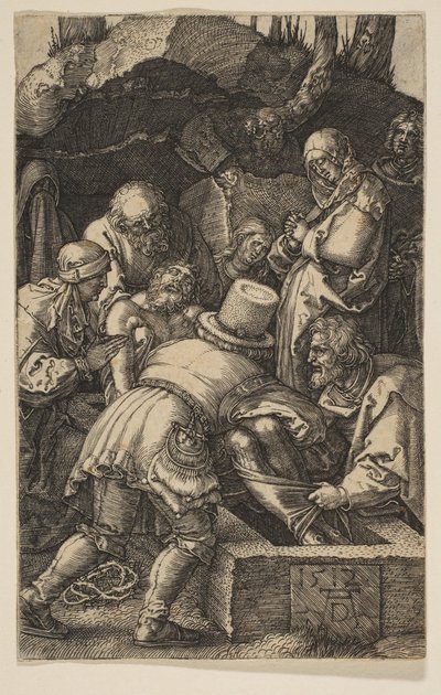 De Graflegging, uit De Passie door Albrecht Dürer