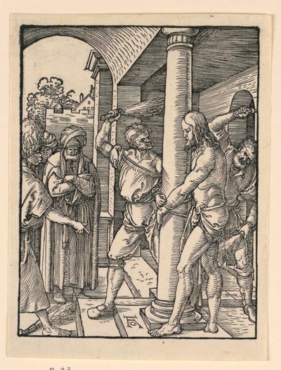 De Geseling, uit De Kleine Passie Serie door Albrecht Dürer