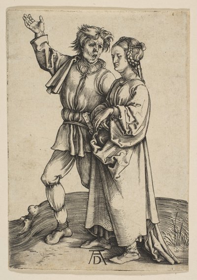 De boer en zijn vrouw, ca. 1497 door Albrecht Dürer