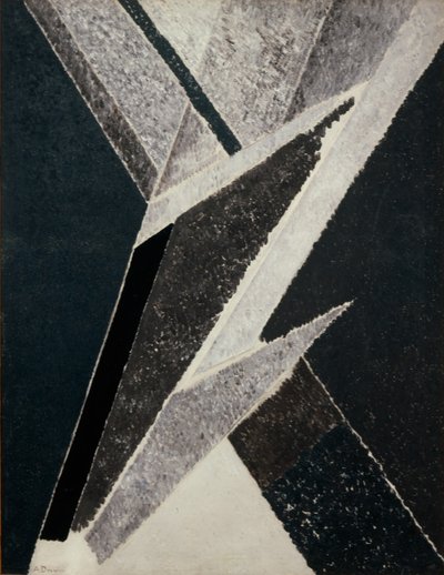 Schilderachtige compositie, 1921 door Aleksandr Davidovic Drevin