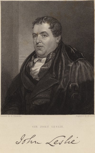 Sir John Leslie door Alexander Chisholm