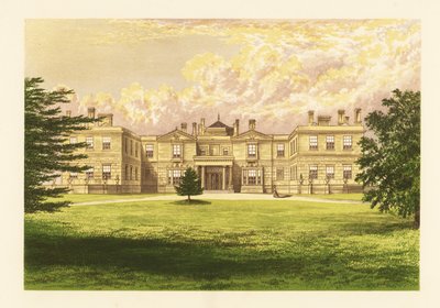 Swithland Hall, Leicestershire, Engeland door Alexander Francis (after) Lydon