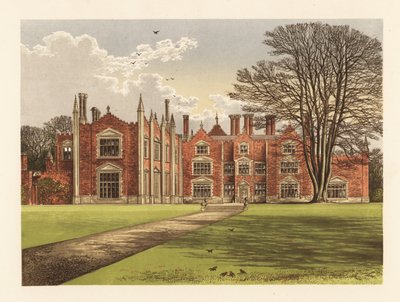 Witchingham Hall, Norfolk, Engeland. door Alexander Francis (after) Lydon