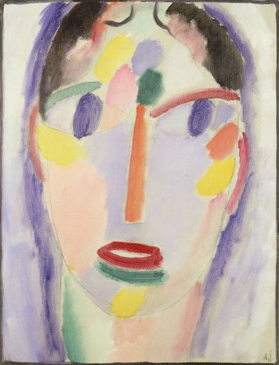 Blauw Hoofd door Alexej von Jawlensky