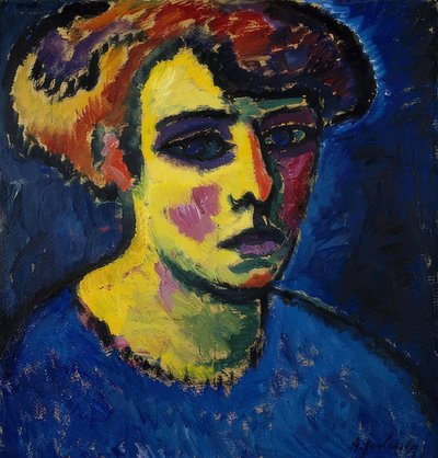 Vrouwenhoofd door Alexej von Jawlensky