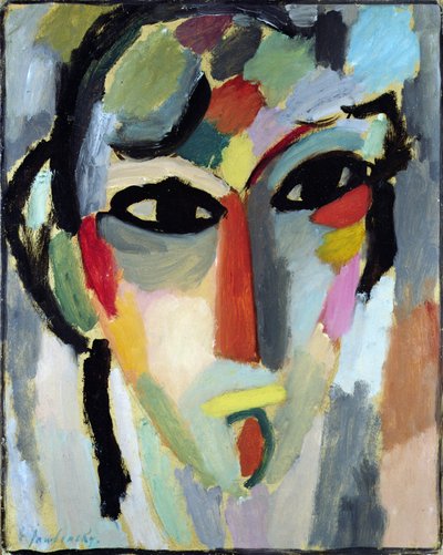 Mystiek hoofd, c.1918 door Alexej von Jawlensky