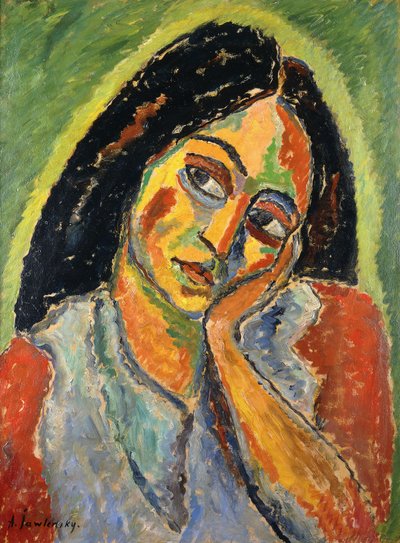 Natali, 1911-12 door Alexej von Jawlensky