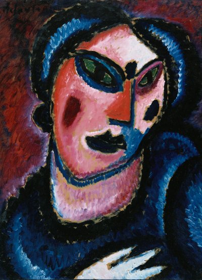 Witte handschoen, 1913 door Alexej von Jawlensky