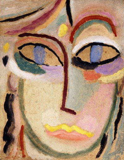 Hoofd van een Vrouw, ca. 1922 door Alexej von Jawlensky