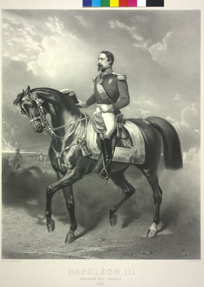 Napoleon III., Keizer der Fransen (prent) door Alfred Dedreux