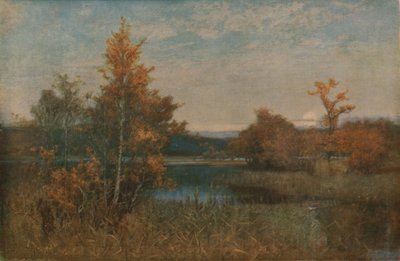 Een herfstgloed, 1886, ca. 1930 door Alfred East