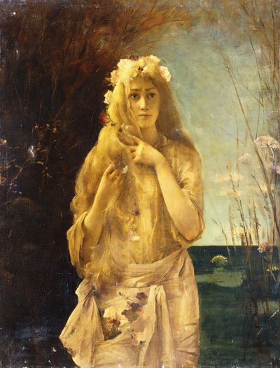 Ophelia door Alfred Emile Stevens