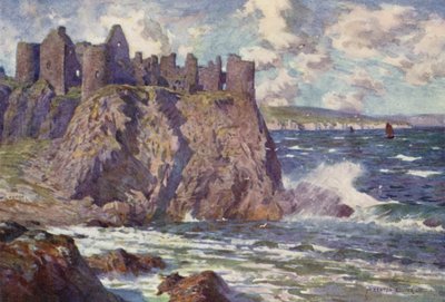 Kasteel Dunluce, Giants Causeway door Alfred Heaton Cooper