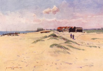 Southwold Strand, Suffolk door Alfred Heaton Cooper