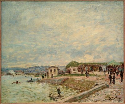 De Seine bij Point-du-Jour door Alfred Sisley