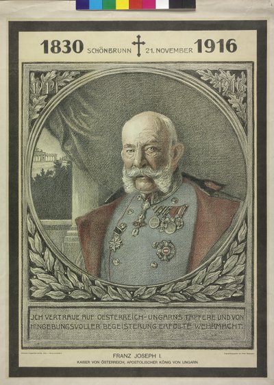 Franz Joseph I Keizer van Oostenrijk door Alfred Wesemann