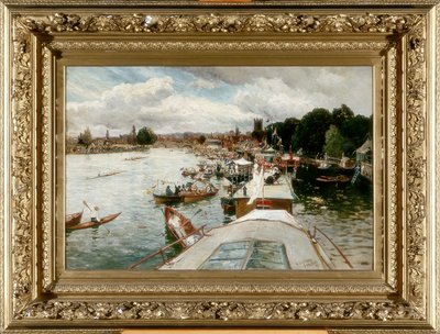 Henley Regatta, 1881 door Alfred de Breanski