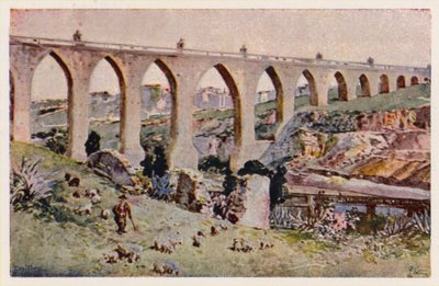 Aques Livres Aquaduct, Lissabon door Alfredo Roque Gameiro